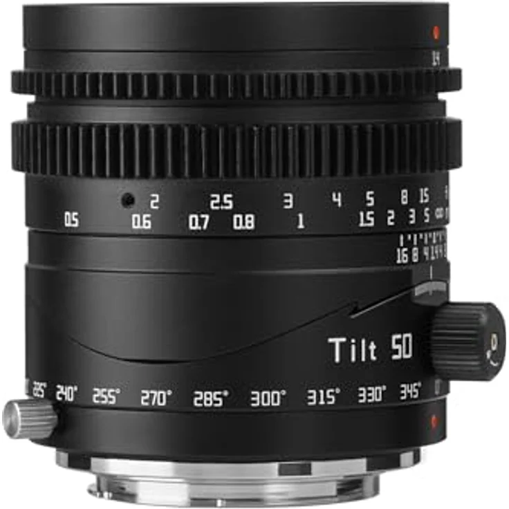 TTArtisan 50 mm f1.4 Neigungsobjektiv, Vollformat, manuelle Porträtlinse, große Blende, kompatibel mit Fuji X-Mount, Metallkörper – Bild 1