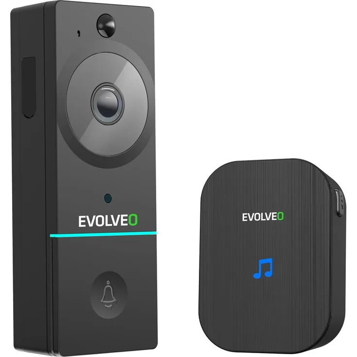 EVOLVEO Ringo RELAY, WiFi-Video-Türklingel mit Toröffner, Infrarotbeleuchtung und App-Steuerung