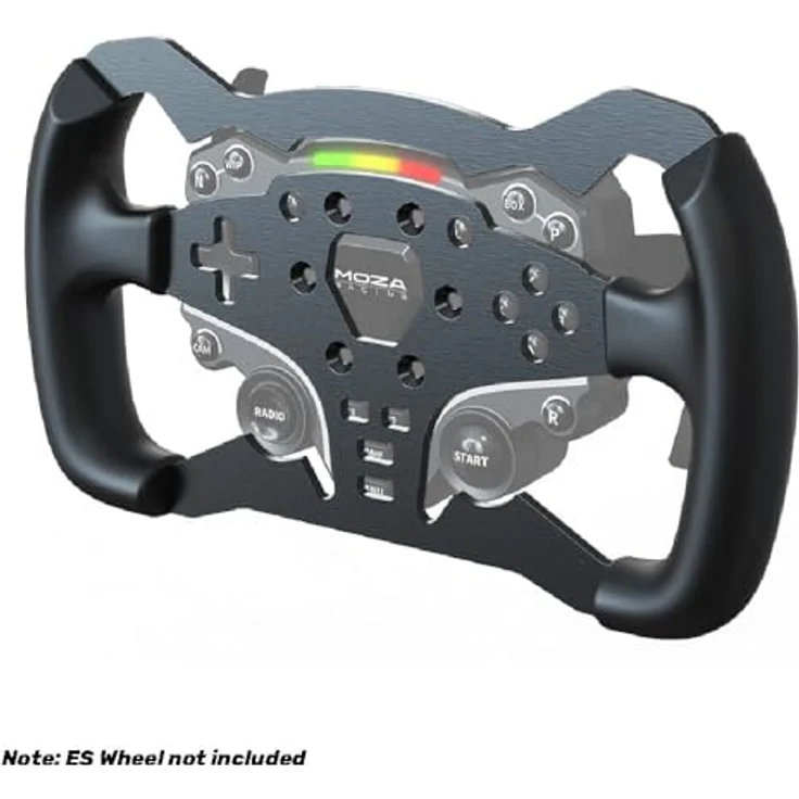 Moza ES Formula Wheel Mod, Gaming Controller aus Aluminium, Schwarz, für Rennsimulationen – Bild 3