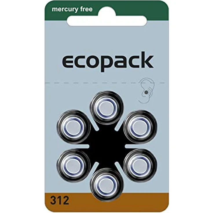 Varta ecopack Battrie (Typ 312, 6er-Blister) – Bild 2