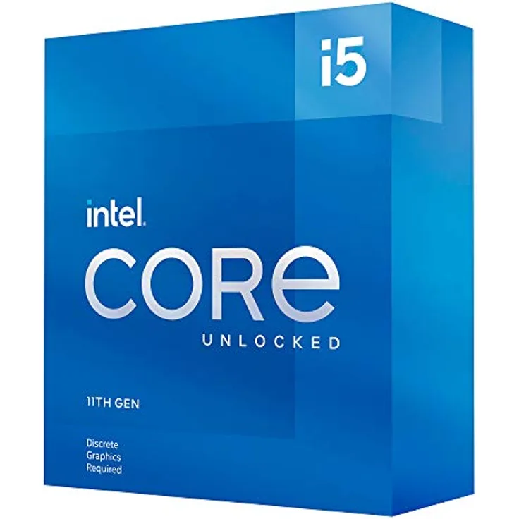 Intel® Core™ i5-11600KF Desktop-Prozessor 6 Kerne bis zu 4,9 GHz entsperrt LGA1200 (Intel® 500 Series & Select 400 Series Chipsatz) 125 W