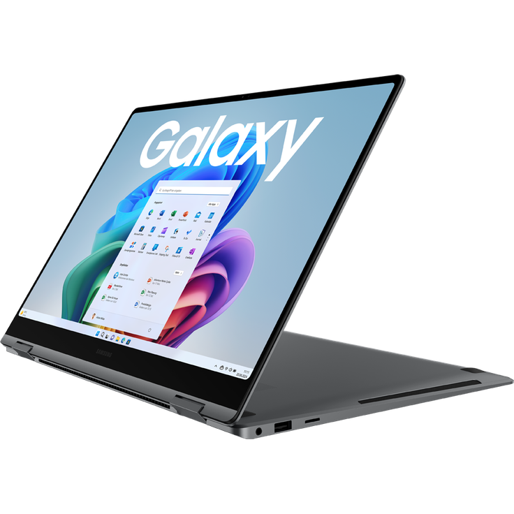 Samsung Galaxy Book5 Pro 360 - 16" AMOLED Touch, Intel® Core™ Ultra 7processor 258V, 32GB RAM, 1TB SSD, Intel Arc 140V, Wi-Fi 7, Gray – Bild 3