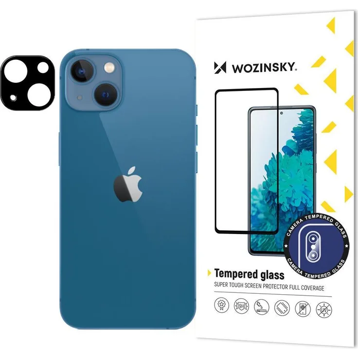 Wozinsky Full Camera Glass für iPhone 14/14 Plus, 9H gehärtetes Glas für vollständigen Kameraschutz, transparent