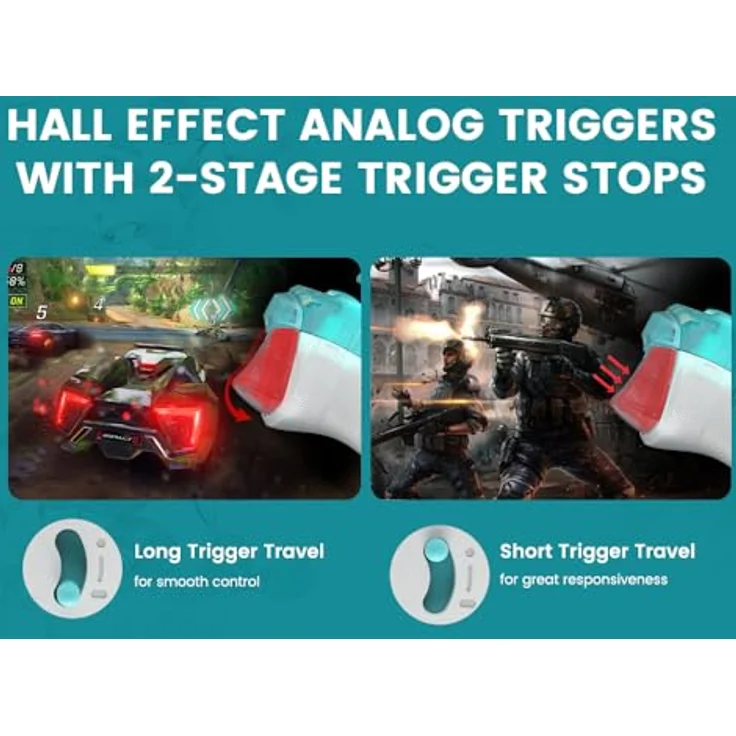 Gamesir G7 Pro, kabelgebundener Gaming Controller für Xbox Series X, floral mit RGB-Beleuchtung, Anti-Drift Analogsticks und erweiterte Mapping-Optionen – Bild 6