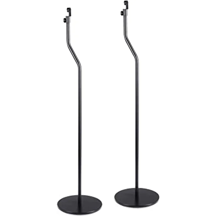 Teufel Lautsprecher Standfuß AC 1001 SP (Paar) Schwarz - Standfuß für Micro-Lautsprecher, Höhe 96 cm, Metallmaterial – Bild 1