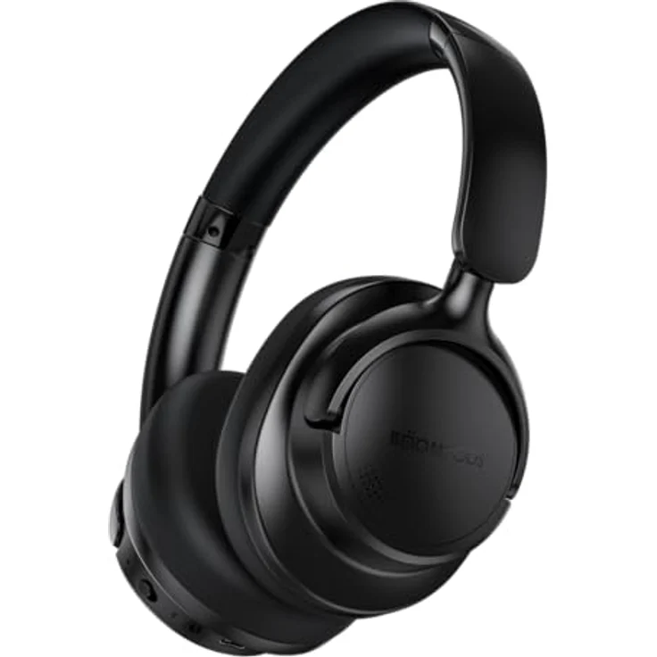 Boompods Headpods ANC+ Bluetooth Kopfhörer - 55+ Std. Spielzeit, Pillowfoam-Polster, Schwarz – Bild 1