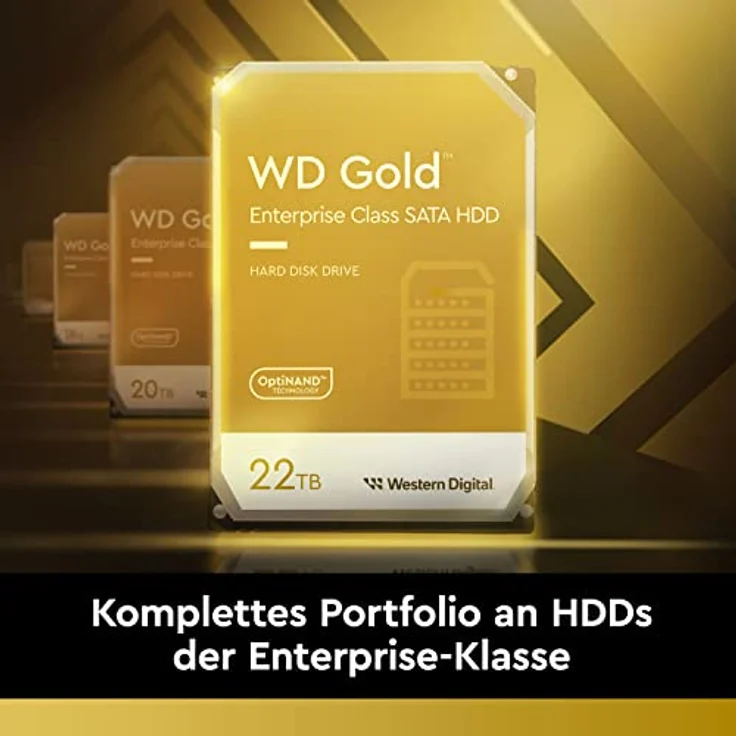 WD Gold Enterprise-Class Hard Drive WD121KRYZ - Festplatte - 12 TB - intern - 3.5 Zoll (8.9 cm) - SATA 6Gb/s - 7200 rpm - Puffer: 256 MB (WD121KRYZ) – Bild 2