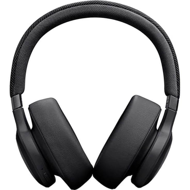 JBL Live 770 NC – Bluetooth Over-Ear-Kopfhörer mit adaptivem Noise-Cancelling – Kabellose Ohrhörer Signature Sound und Sprachassistent – Langer Musikgenuss für bis zu 65 Stunden – Schwarz – Bild 2