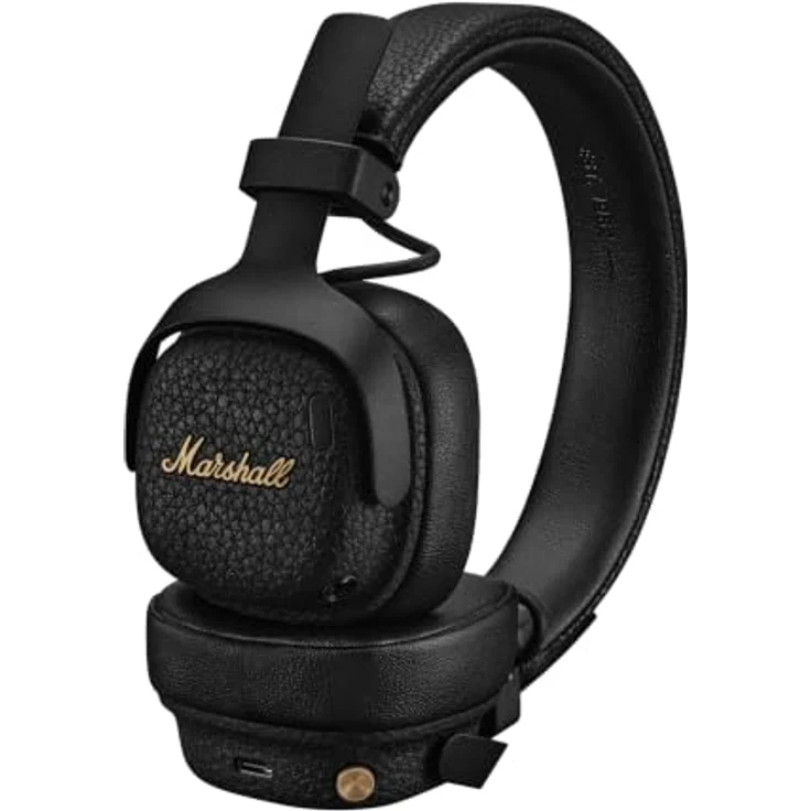 MARSHALL Milton A.N.C., On-ear Kopfhörer mit adaptiver Geräuschunterdrückung, Bluetooth, 50+ Stunden Akkulaufzeit, Schwarz – Bild 1
