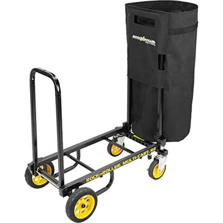 RocknRoller RSA-HBR2 Handle Bag mit stabiler Unterseite für R2, Audio Zubehör, Schwarz – Bild 3