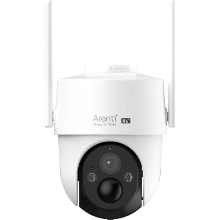 ARENTO GO3G Kit3-4G LTE, kabellose 2K Überwachungskamera mit Solarpanel, 3 MP Sensor, wetterfest, Bewegungserkennung, 350° Schwenk- und -90° bis 30° Neigefunktion – Bild 2