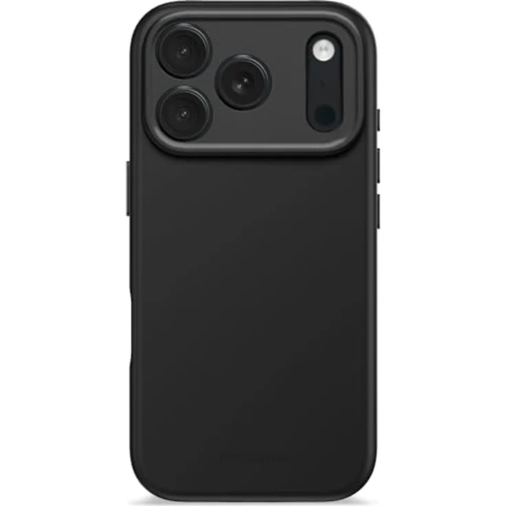 Decoded Silikonhülle für iPhone 17 Pro, Antibakterielle Beschichtung, MagSafe Kompatibel, Fallschutz, Kratzfest, Schwarz – Bild 2