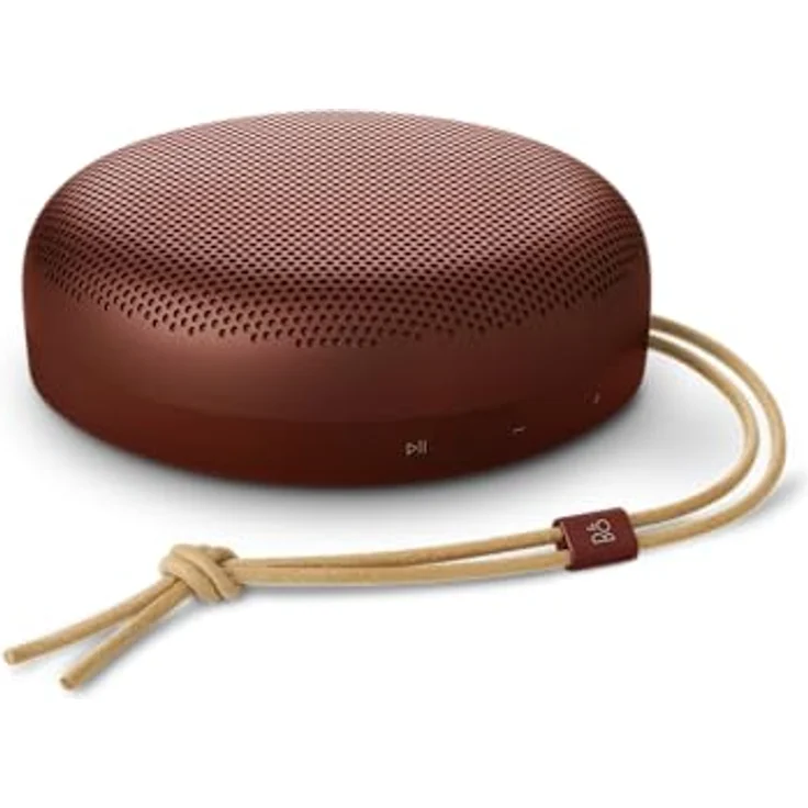 Bang & Olufsen Beosound A1 (3rd Gen), tragbarer Bluetooth Lautsprecher, IP67 wasserdicht, bis zu 24 Stunden Akkulaufzeit, 3 Mikrofone, C2C-zertifiziert - Rustic Red – Bild 1