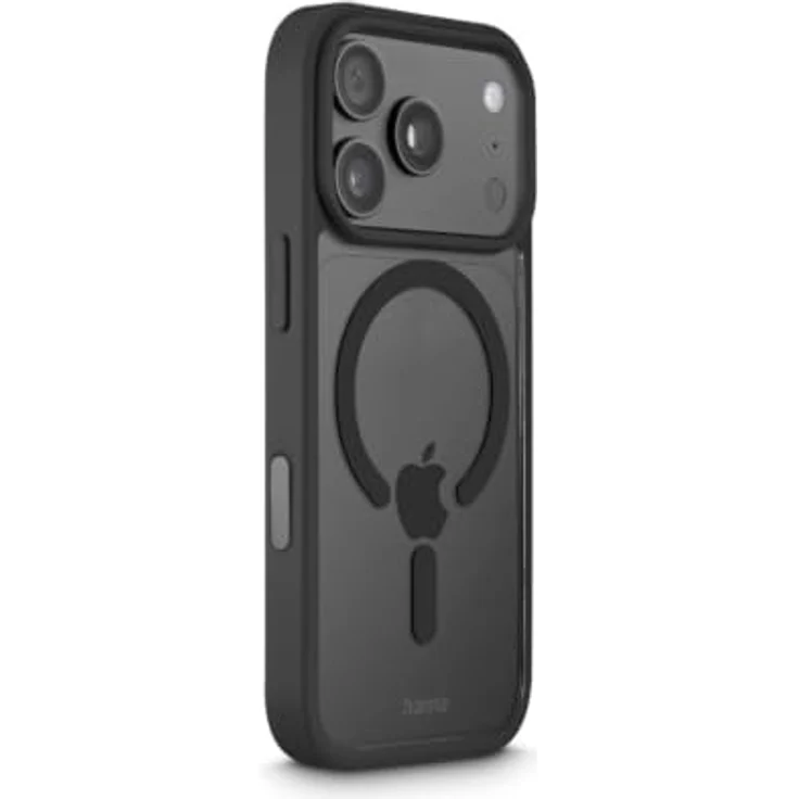 Hama 232450 Frame Protect Cover für Apple iPhone 17 Pro / 18 Pro, transparent, schwarz, magnetisch – Bild 3
