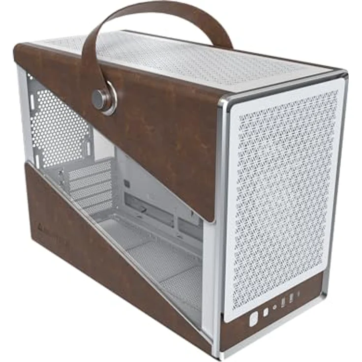 Montech HERITAGE PC-Gehäuse, Midi-Tower, Micro-ATX, Tempered Glass - weiß – Bild 1