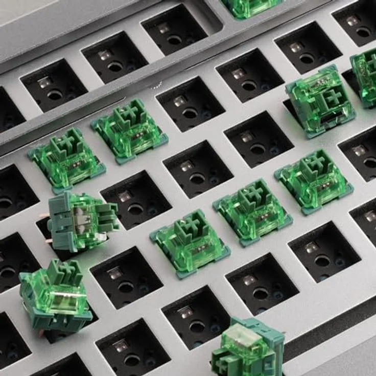 AKKO V3 Pro Matcha Green Switch, mechanisch, 3-Pin, linear, MX-Stem, 50g - 45 Stück, Akko, Tastatur-Zubehör – Bild 4