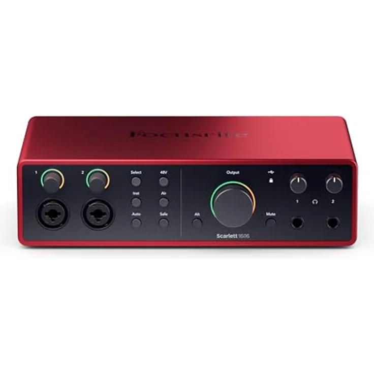 Focusrite Scarlett 16i16 4th Gen USB-Audio-Interface, 16 Eingänge und Ausgänge, 24 Bit/192 kHz, inklusive Pro Tools Intro+, Ableton Live Lite und Cubase LE – Bild 2