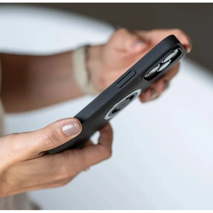 Sp Connect SPC+ Étui für Samsung Galaxy S25 Edge, MagSafe kompatible Smartphone Hülle, Schwarz, 40 % dünner und stoßfest – Bild 3