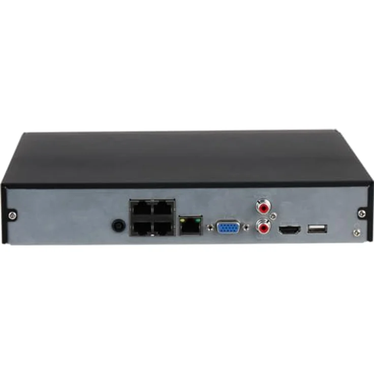 Dahua DHI-NVR4104HS-P-4KS3, 4-Kanal 4K Netzwerk-Videorekorder mit PoE, schwarz, bis zu 20 TB Speicher – Bild 3