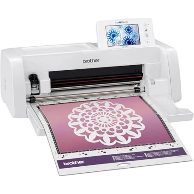 Brother ScanNCut SDX1250, Schneidemaschine mit automatischer Messereinstellung, 5" Display, weiß – Bild 4