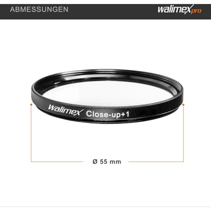 Walimex Close up Makrolinsen-Set 55 mm inkl. +1-+2-+4-+10 Dioptrien – Bild 5
