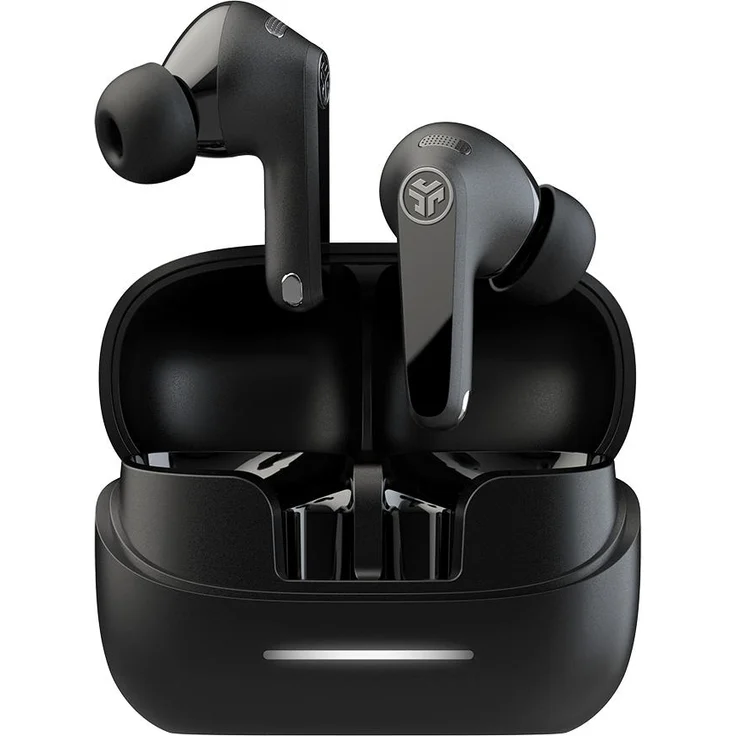 JLab Audio JBuds Pods ANC, TWS Kopfhörer mit 56h Akkulaufzeit, Hybrid ANC und Lab Spatial Audio, Schwarz