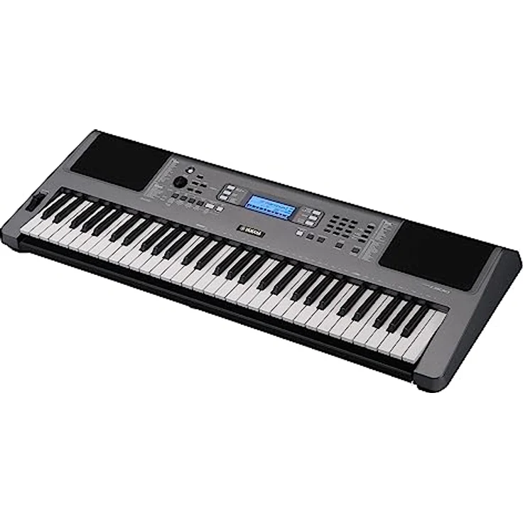 Yamaha PSR-I300 Digital Keyboard, metallic dark grey – Digitales Keyboard mit 61 anschlagdynamischen Tasten – Mit 644 Instrumentenklängen und 30 indischen Begleit-Styles – Bild 2