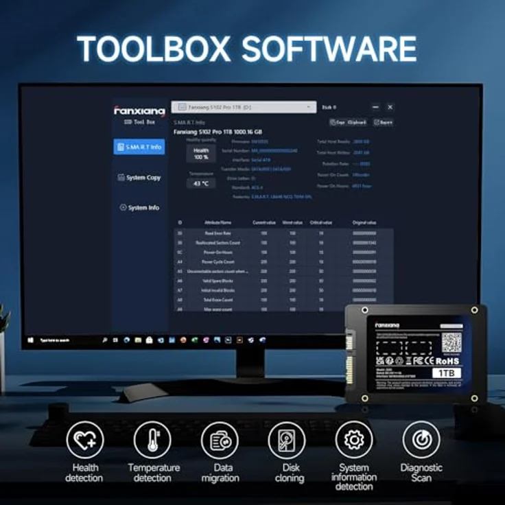 Crucial P310, 4 TB M.2 PCI Express 4.0 NVMe SSD für schnelle Datenübertragungsraten und hohe Speicherkapazität – Bild 10