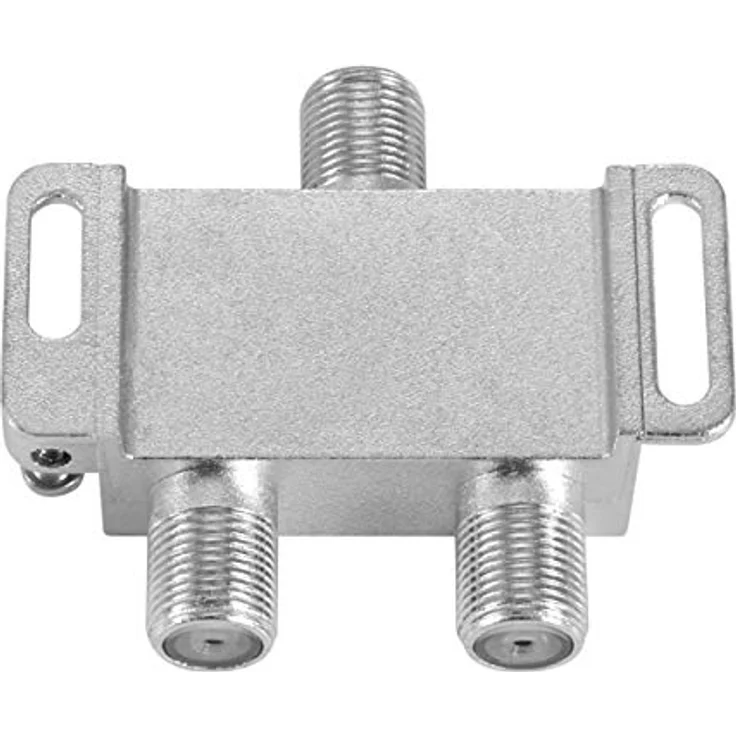 Poppstar Sat-Verteiler 2-fach (analog / digital-tauglich), 100dB, 5-2450 MHz – Bild 4