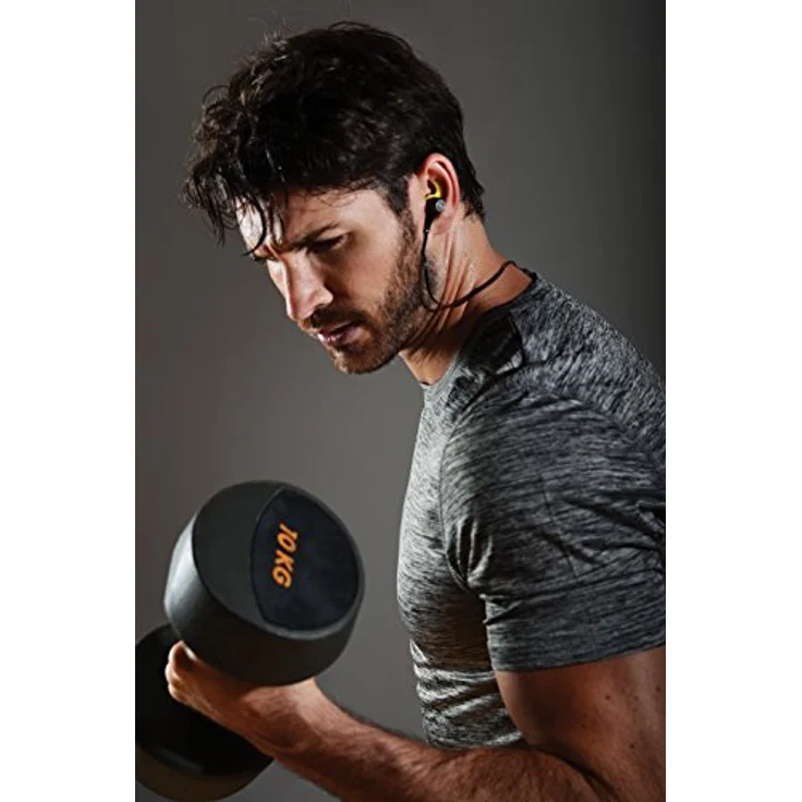 NuForce BE Sport 3 In-Ear Kabellose Bluetooth Kopfhörer Magnetisch grau – Bild 6