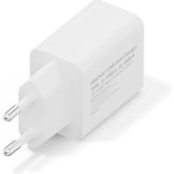 DIGITUS USB GaN Charger 30W, 1x USB-C, 1x USB-A, kompakt, bis zu 30W Leistung für Smartphones und Tablets – Bild 2