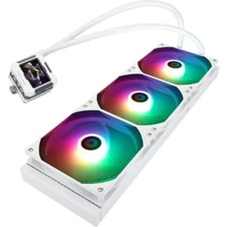 Thermalright Frozen Warframe Wasserkühlung, ARGB - 420mm, CPU Wasserkühler, weiss – Bild 2