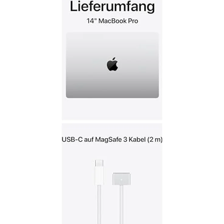 Apple MacBook Pro 14" (2025), M5 Chip, 10-Core CPU/GPU, 16GB RAM, 1TB SSD, Silber, ohne Netzteil – Bild 6