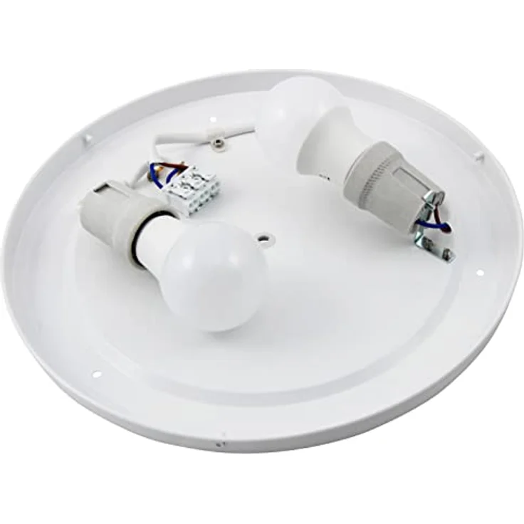 McShine Deckenleuchte STAR 2-flammig inkl. 2x 7W LED Leuchtmittel 4000K für Wohnzimmer, Flur, Küche, Badezimmer – Bild 3