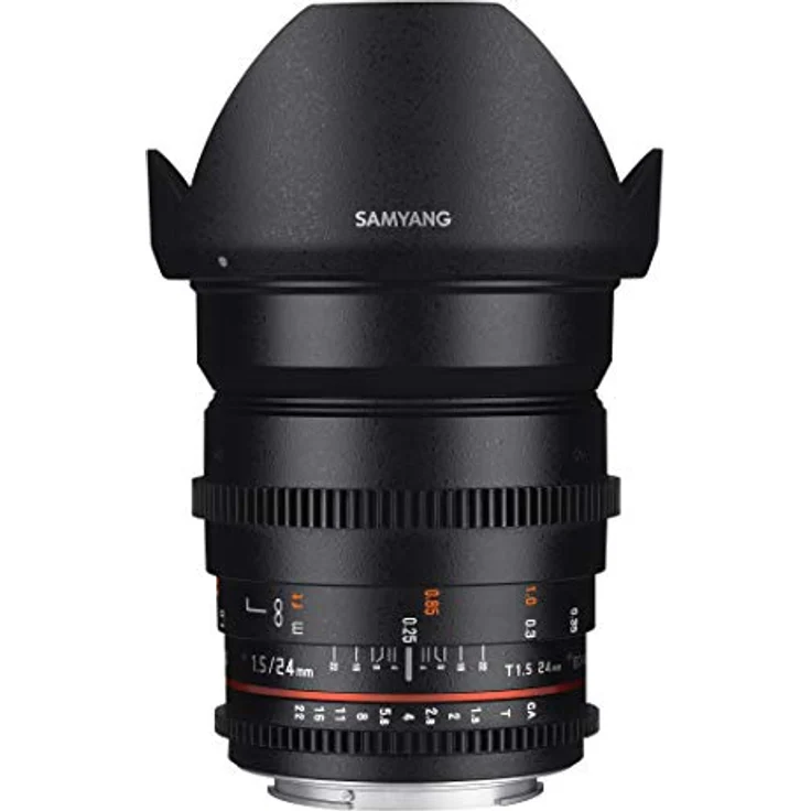 SAMYANG 13024T1.5N T1.5 VDSLR ED UMC II Objektiv für Anschluss Nikon (24mm) – Bild 2