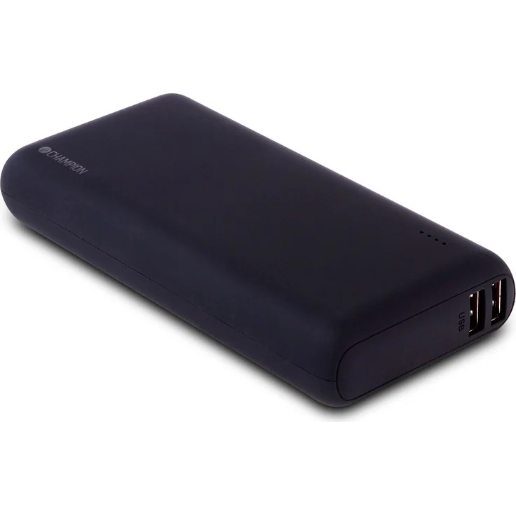 JTI GmbH Champion Powerbank 20000 mAh 30W PD, Schwarz