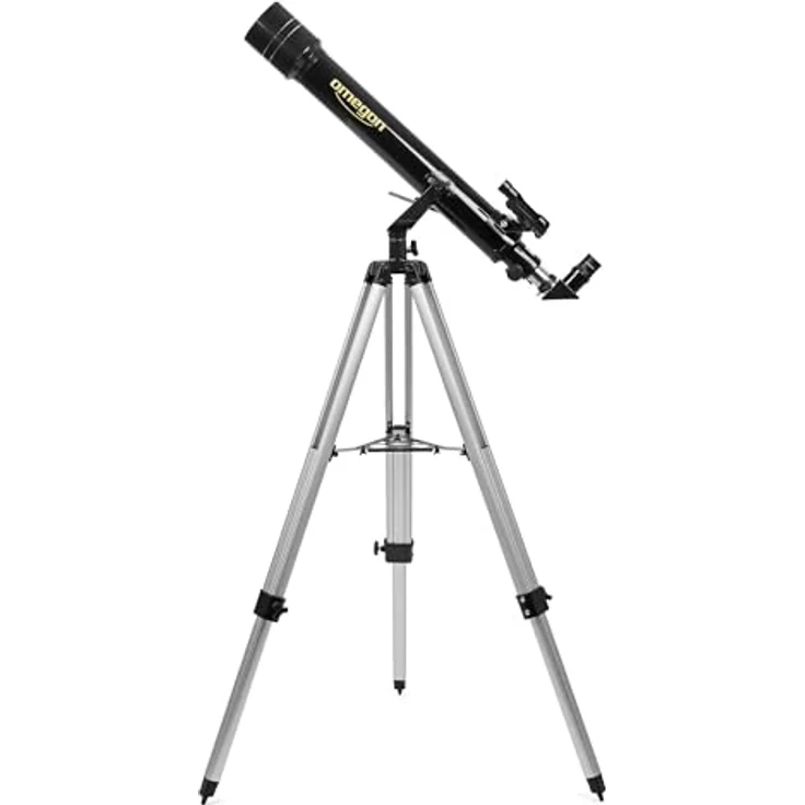 Omegon Teleskop AC 70/700 AZ-2 | Achromatischer Refraktor | ideales Einsteiger-Teleskop | für Mond & Naturbeobachtungen | Alu-Stativ – Bild 3