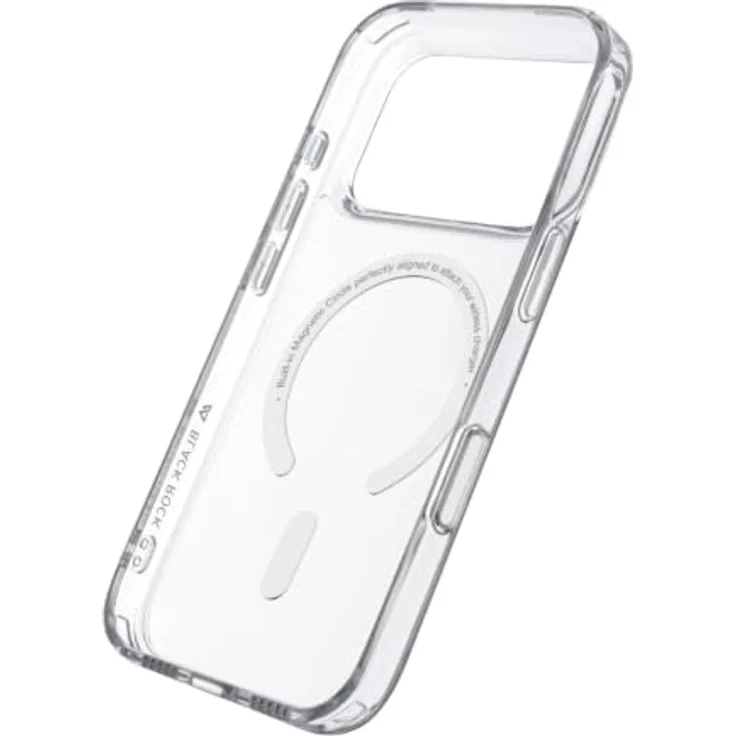 BlackRock Mag Clear Cover für Apple iPhone 17 Pro / 18 Pro, transparente Handyhülle mit Magnetverschluss – Bild 3