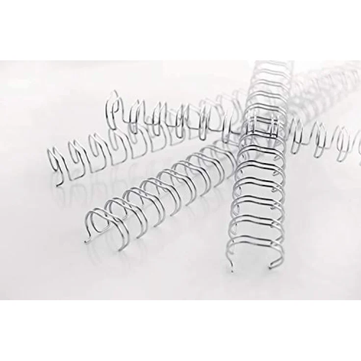 GBC WireBind Drahtbinderücken, 100 Stück, 5mm, für dauerhaft gebundene Dokumente, weiß – Bild 4