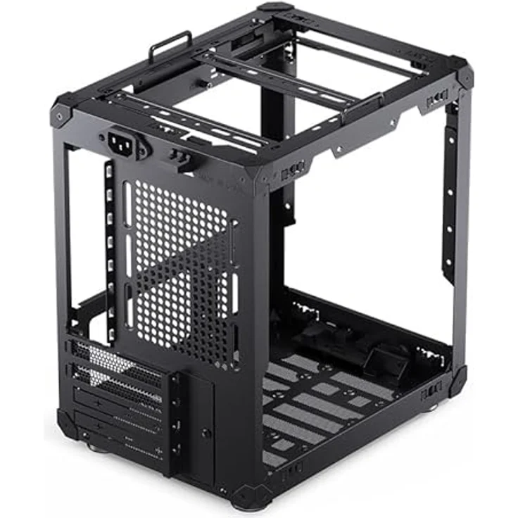 Jonsbo C6-ITX PC Gehäuse, Mini-ITX - schwarz, bis zu 3 Lüfter, Platz für 2 Laufwerke – Bild 7