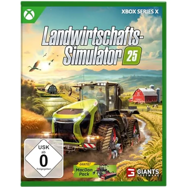 Astragon Landwirtschafts-Simulator 25,1 Xbox Series X-Blu-ray Disc, mit über 400 Maschinen und verbesserten Grafik- & Physikeigenschaften