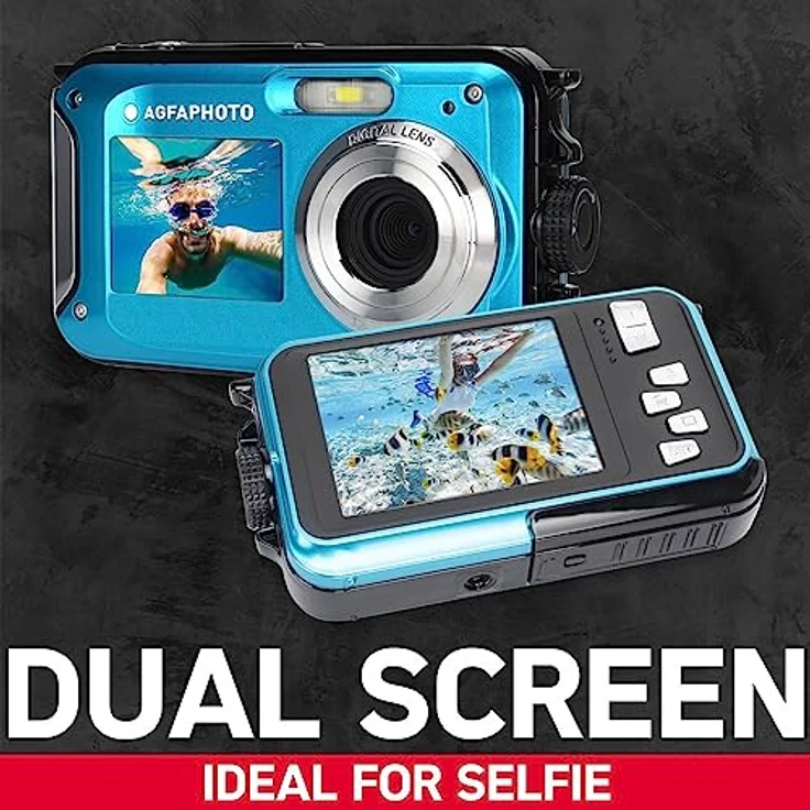 AgfaPhoto Realishot WP8000 Unterwasser-Digitalkamera blau – Bild 3