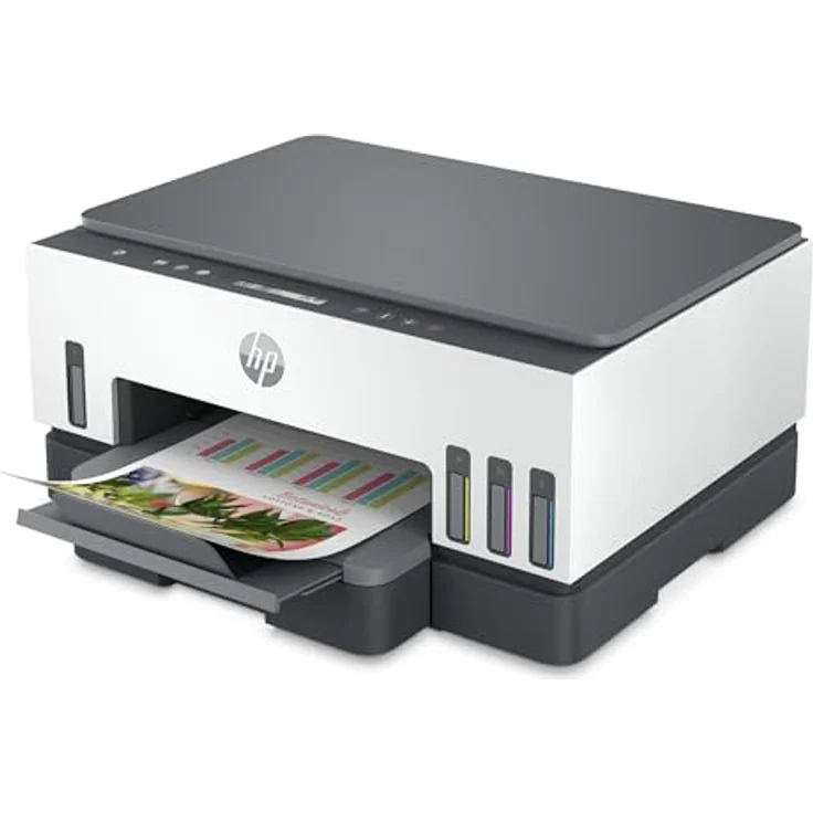 HP Smart Tank 7008, Multifunktionsgerät mit WLAN, Drucken, Scannen, Kopieren, bis zu 15 S./Min. schwarz, 1.200 x 1.200 dpi – Bild 3