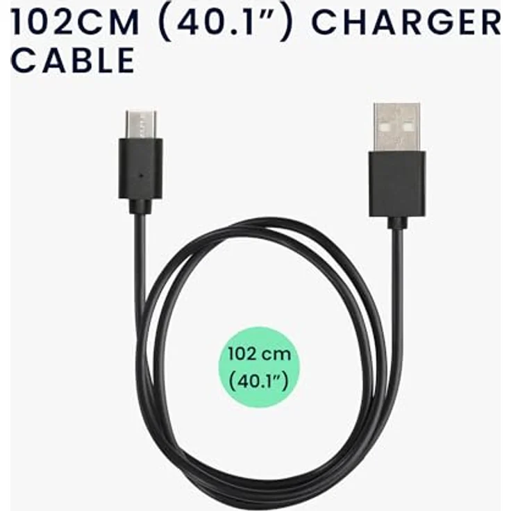 kwmobile USB Ladegerät für Garmin Vivoactive 6 / 5 & Forerunner 55 / 255 / 165 / 965 mit Standfunktion, 100 cm Ladekabel, Schwarz – Bild 6