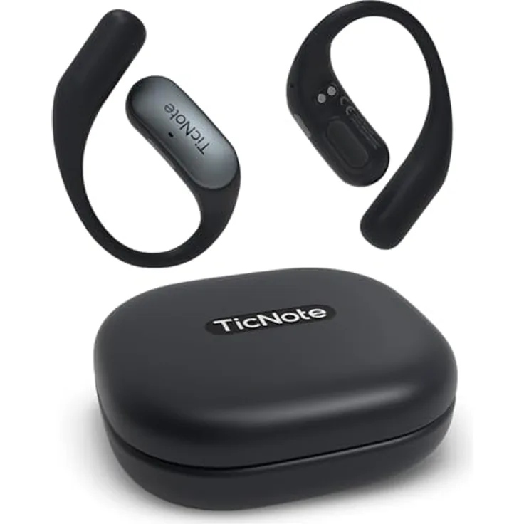 Mobvoi TicNote Pods, True Wireless Stereo (TWS) Kopfhörer mit 32 GB Speicher, AI Recording und ENC-Rauschunterdrückung, Blau