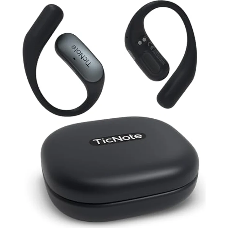 Mobvoi TicNote Pods, True Wireless Stereo (TWS) Kopfhörer mit 32 GB Speicher, AI Recording und ENC-Rauschunterdrückung, Blau – Bild 1