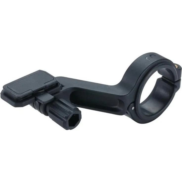 BBB Halterung CenterMount 2.0, Fahrradcomputer Halterung zur mittigen Montage, schwarz, kompatibel mit Ø31,8mm und Ø35,0mm Lenker