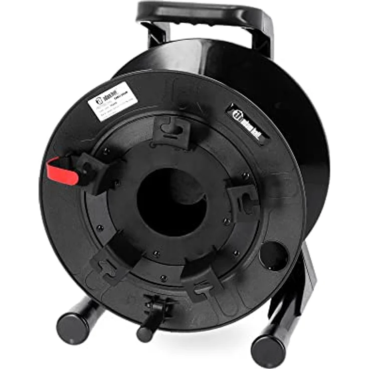 Adam Hall Cables 70226 Robuste, Leichte Kabeltrommel in Professioneller Ausführung, Schwarz – Bild 3