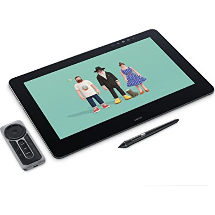 Wacom Cintiq Pro 16 Stift-Display Tablet (mit 4K, integriertem Standfuß. Pro Pen 2, Link Plus Adapter, für professionelle Künstler & Designer, mit Touchscreen, geeignet für Windows & Mac) – Bild 3