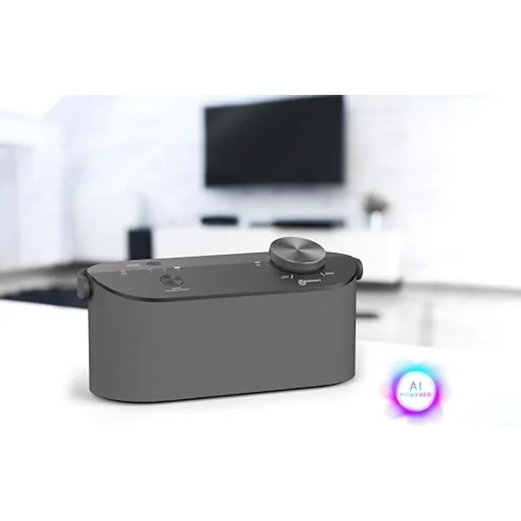 Geemarc SONARYA TV Lautsprecher, Bluetooth Lautsprecher mit KI-gestützter Geräuschunterdrückung, 16 Stunden Akkulaufzeit und 50 Meter Reichweite – Bild 4